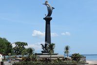 Dolphin statue